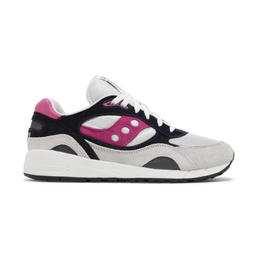 NWOB Saucony Mens Sneakers Shadow 6000 Black & Pink Sz 12 Running Shoes